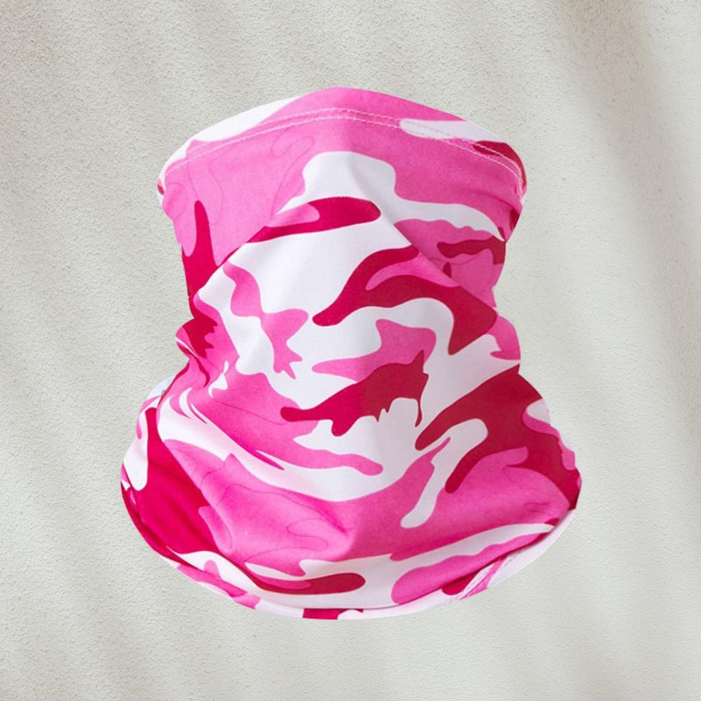 Multifunktionale Camouflage-Print-Halsmanschette Gesichtsbedeckung Leichtes atmungsaktives Bandana für Outdoor-Aktivitäten Radfahren Laufen Wandern