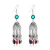 Bohemian Rhinestone Bell Tassel Earrings: Exotic Indian Ethnic Style