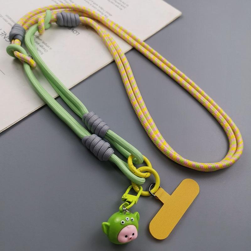 Mobile Phone Lanyard, Long, Crossbody Can Be Carried, Multifunctional, Neck Hanging, Men's and Women's Outdoor Hiking, Thick Chain Case Cover