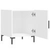 VidaXL Table de chevet blanc 40x40x50 cm bois d’ingénierie 827564