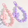Beaded Bow, Sweet Key Chain, Mobile Phone Chain, Earphone Bag, Anti-loss Rope, Car Key Chain, Bag, Pendant
