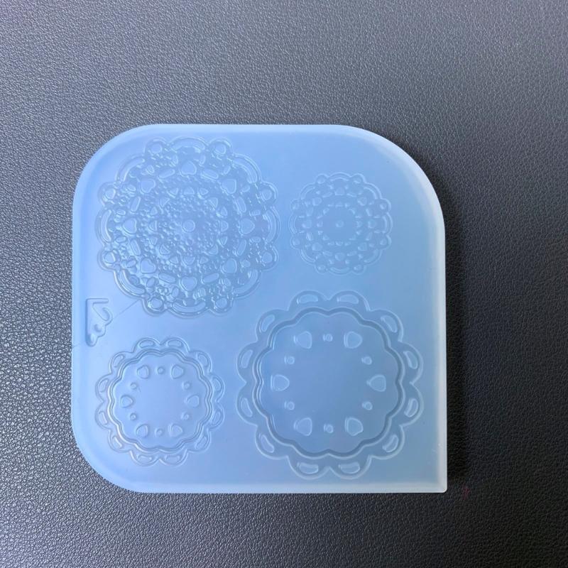 Flexible Silicone Molds Garden Accessories Shaped Epoxy Resin Mold Ornament Pendant Mould Practical Jewelry Making Tool