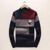 Men's Cashmere Sweater - Round Neck Bee Pattern Knitwear, High-Grade Warm Autumn/Winter Pullover