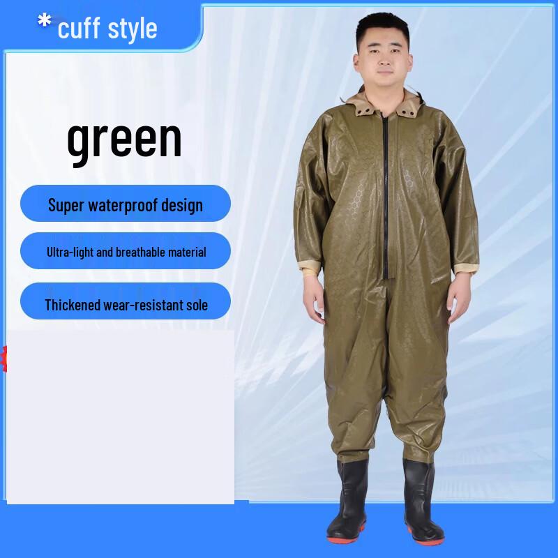 HUAJI Full-Body Waterproof Rain Waders