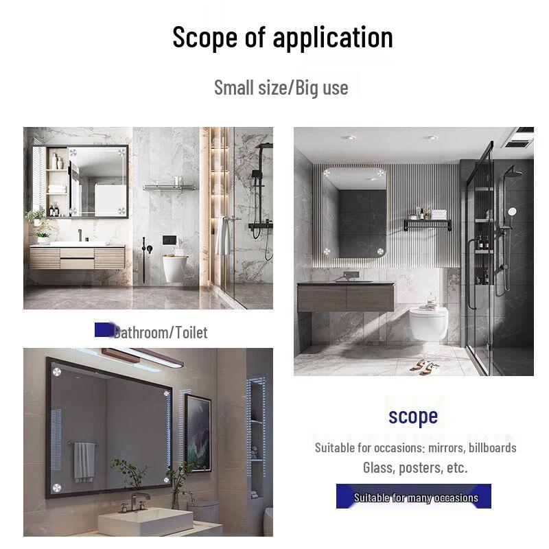 Zhugu Stainless Steel Decorative Mirror Screw Cap Set