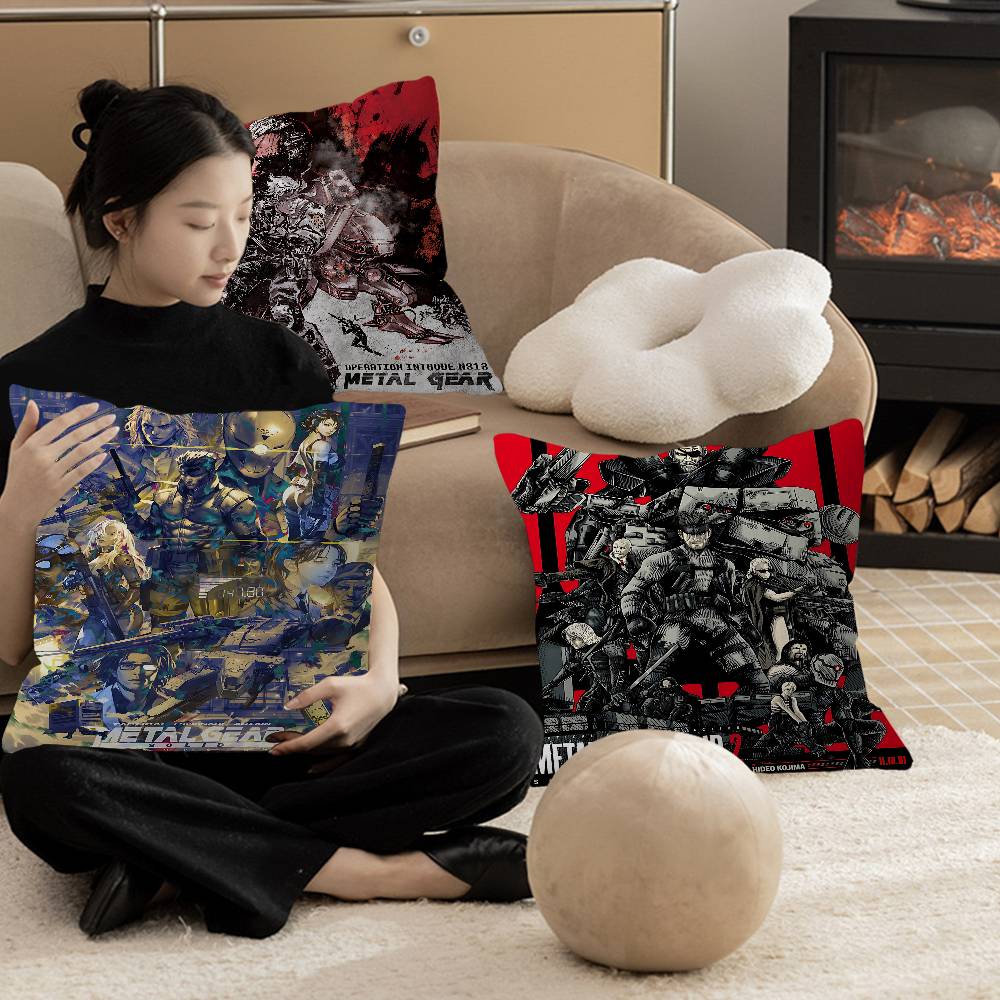 Game Metal Gear Rising Revengeance Pillowcase Toon Gift Cushion Cover Bedroom Home Sofa Chair Seat Decor Pillow Case