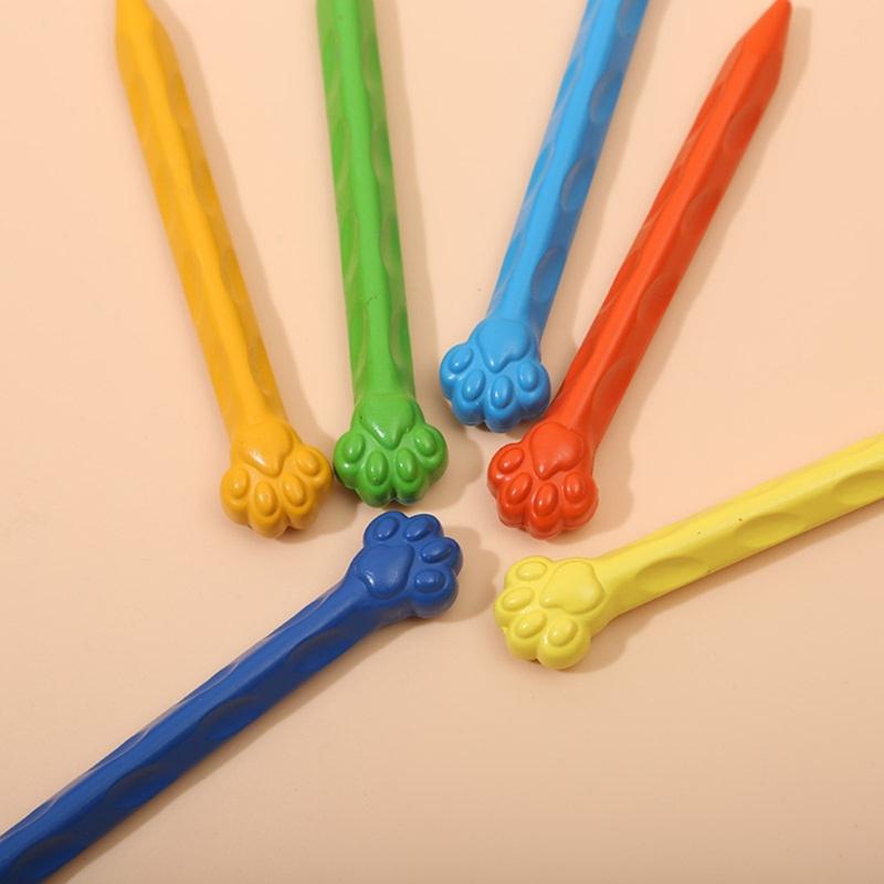 Washable Art Crayon For Kids Coloring Book 12/24/36 Color Easy to Grip Crayon For Toddler Preschooler Doodling Drawing