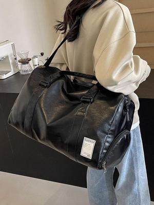 Große Damen-Reisetasche mit Nass-/Trockentrennung, ein Schultergurt, für Sport, Fitness und Geschäftsreisen