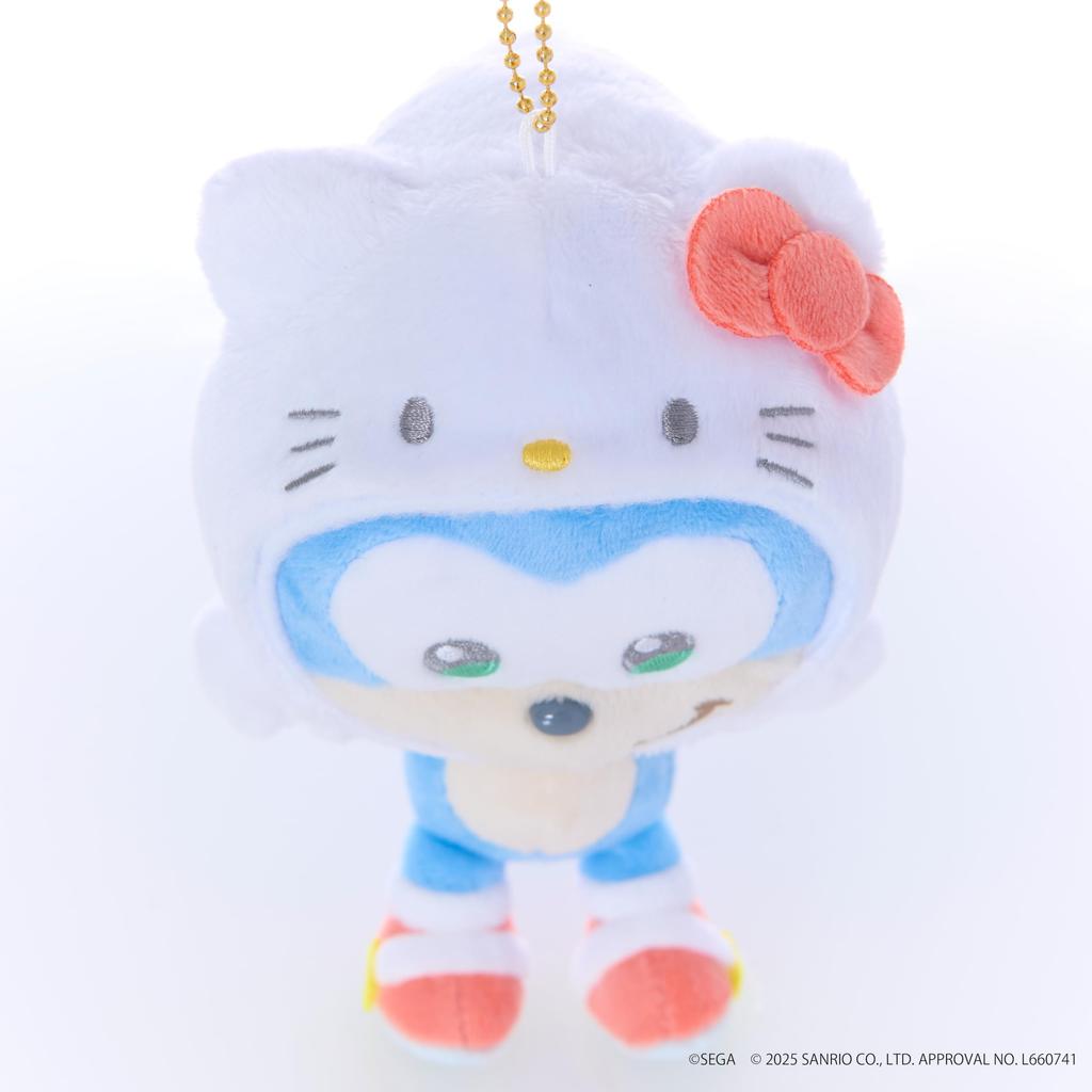 SEGA FAVE SONIC & FRIENDS Sanrio Characters Mascot Sonic X Hello Kitty