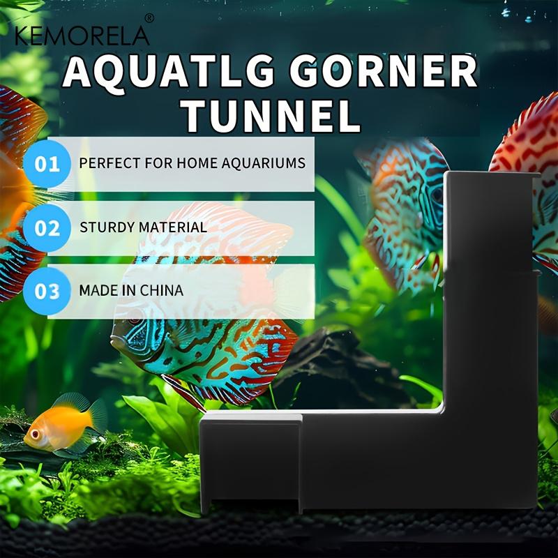 KEMORELA Shrimp Cave Aquarium Tunnel Corner Aquarium Cave Fish Hideout Fish Tank Accessories For Fish And Shrimp