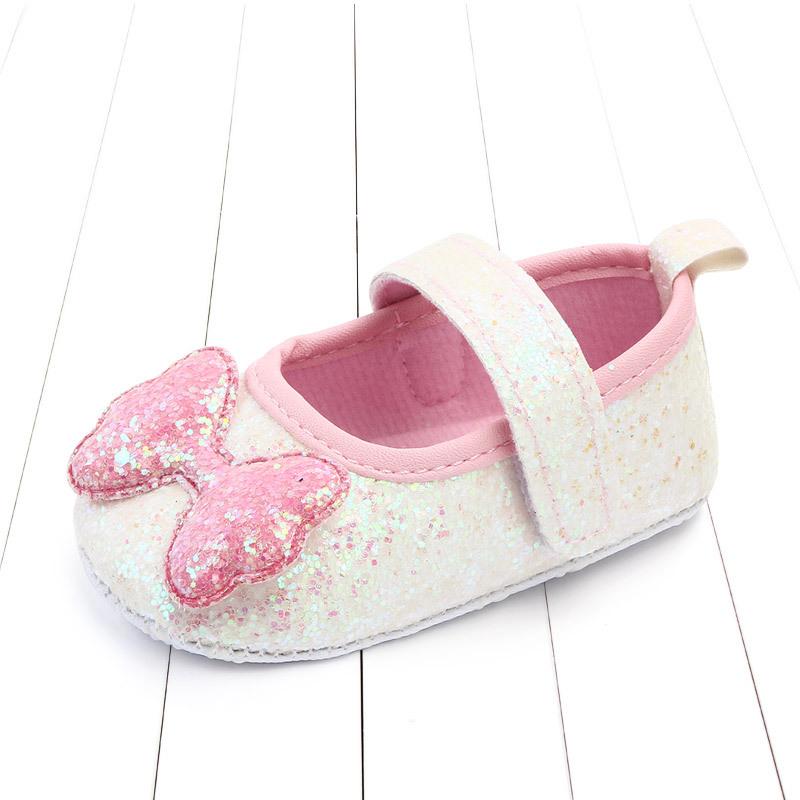 Shiny Baby Princess Shoes Baby Shoes Soft-soled Non-slip Single Shoes 0-1 Year Old Spring and Autumn
