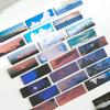 2-5pcs/set Simplicity Bookmarks for Kids Night Sky Ocean Landscape Scenary Book Marks Magnet Bookmarks for Books School Supplies
