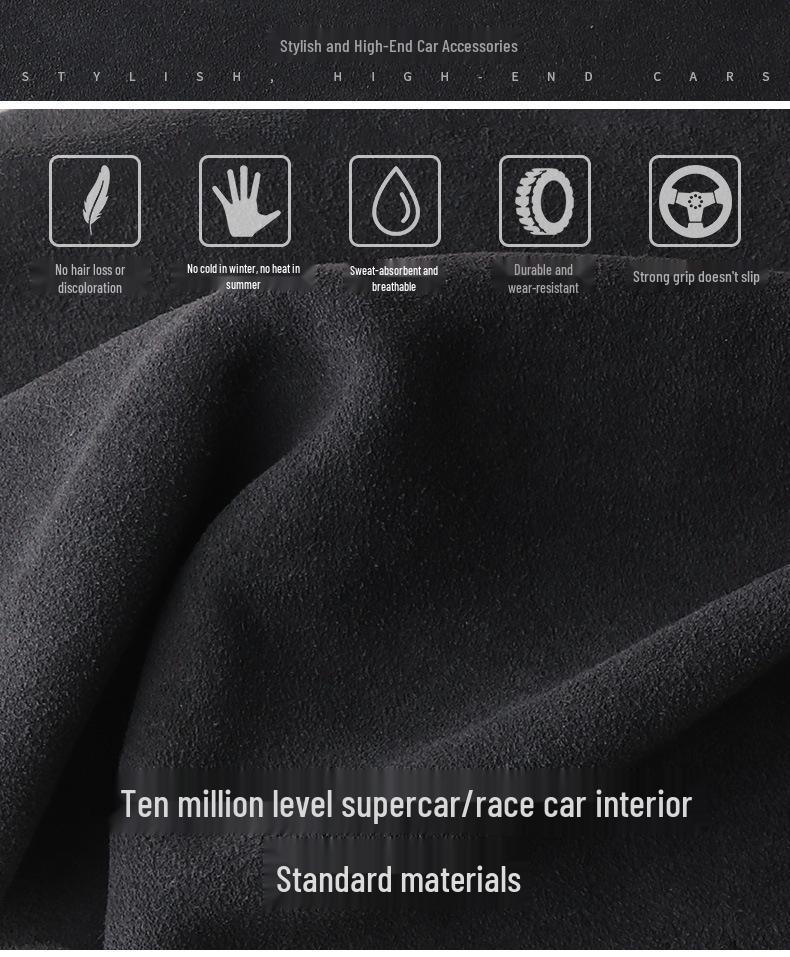 Suitable Key Case for BAIC Alpha S/T: High-End Suede with Snap Closure, Designed for Women
