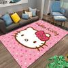 Hello Kitty Pink Carpet with Floral Pattern Suitable for Use As an Anti-slip Game Mat for Living Room and Bedroom Sofas