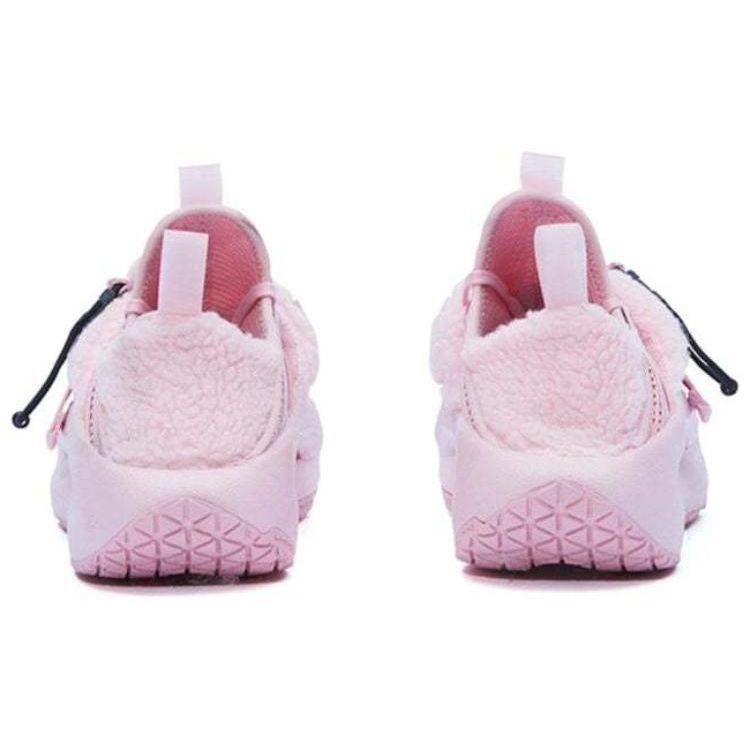 Li Ning Cloud Travel Lightweight Shock Absorbing Non-Slip Breathable Balance Low-Top Casual Shoes Women Sneaker Pink AGBR070-3