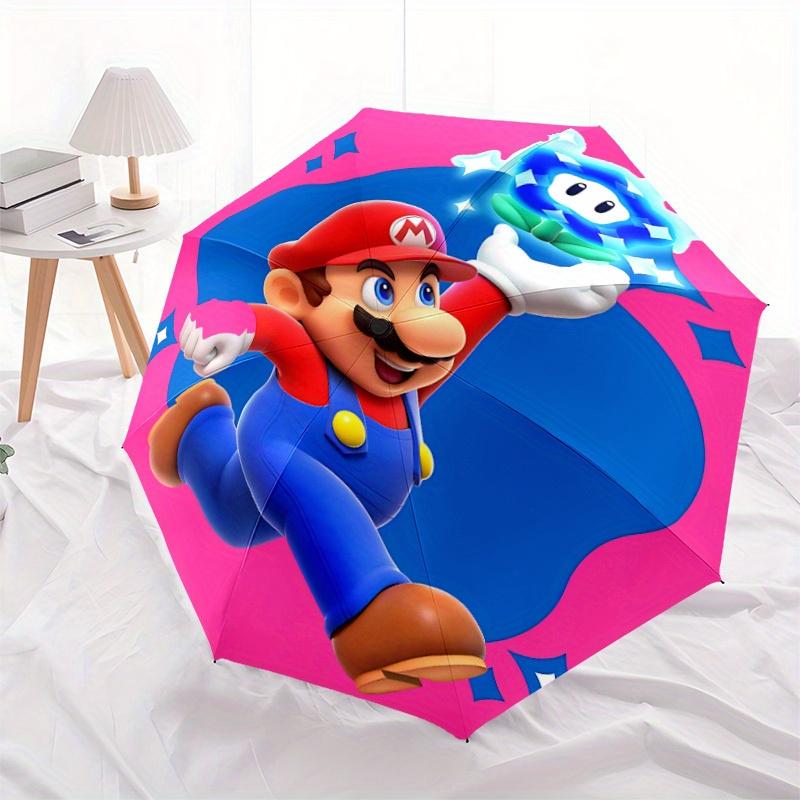1pc Mario Odyssey Automatic Folding Cute Umbrella - Lightweight, Retractable Design with 8-Rib Durability, Perfect for Outdoor10