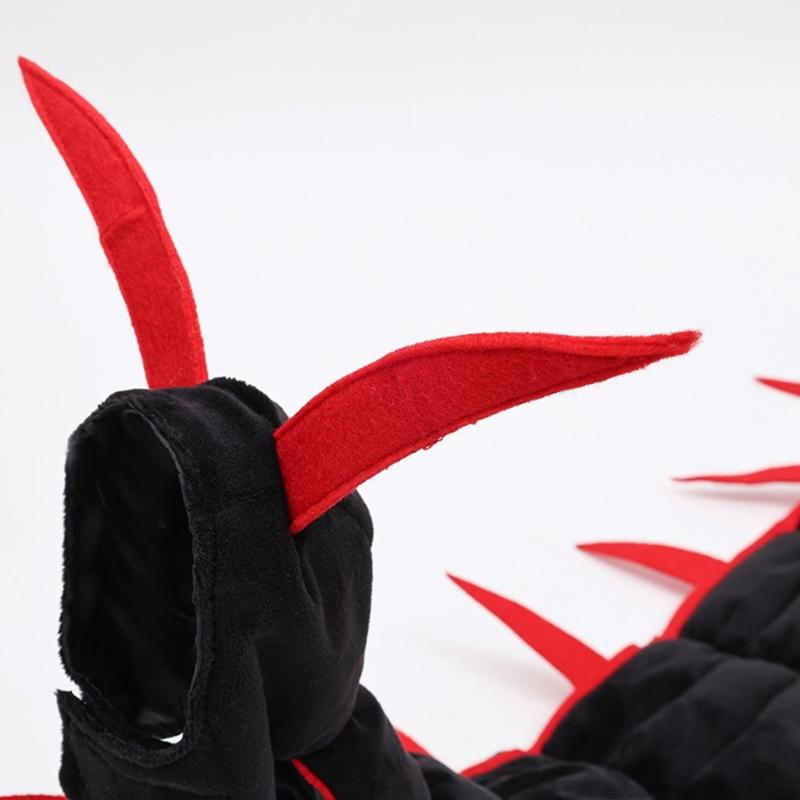 Seasonal Creature Style Costume Outfit, Companion Animal Wear with Soft Fabric, Headpiece and Clean Profile Form