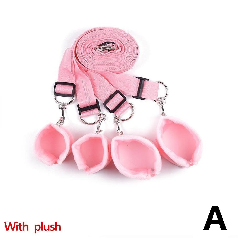 Sexspielzeug BDSM Sex Bondage BDSM-Sets, Sex Bondage Fußfesseln Bondage Handgelenk und Handschellen Verstellbare Riemen, Bett Bondage Paare Sexspielzeug Spiel Bondage Ausrüstung