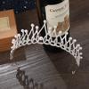 European Luxurious Bridal Zircon Tiara: Crystal Princess Crown for Birthday Parties.