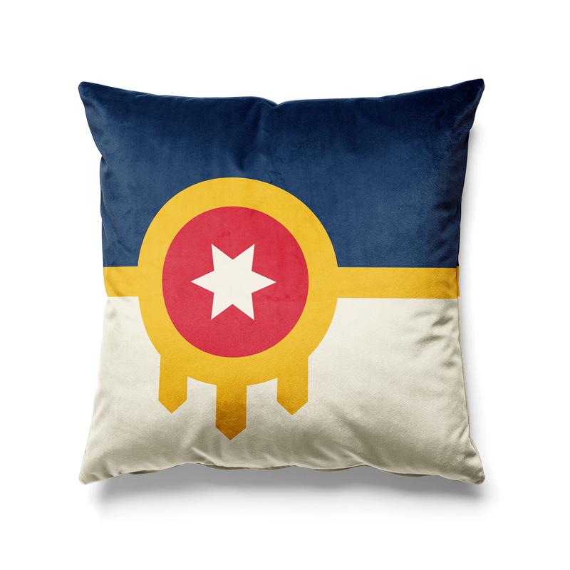 Aertemisi 18 X 18 Tulsa Oklahoma Square Throw Pillow Cushion Covers Cases Pillowcases For Sofa 45Cm X 45Cm Peach skin 18*18(CM)-1Pcs