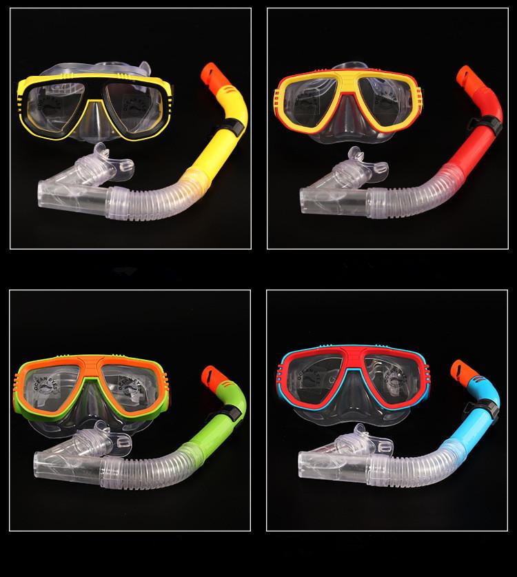 Supply Pvc Diving Goggles + Semi-Dry Snorkeling Frog Goggles Diving Set Swimming Equipment
