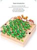 Little Rabbit Radish Pull Puzzle: Early Education, Memory Training, Interlocking Building Blocks Toy