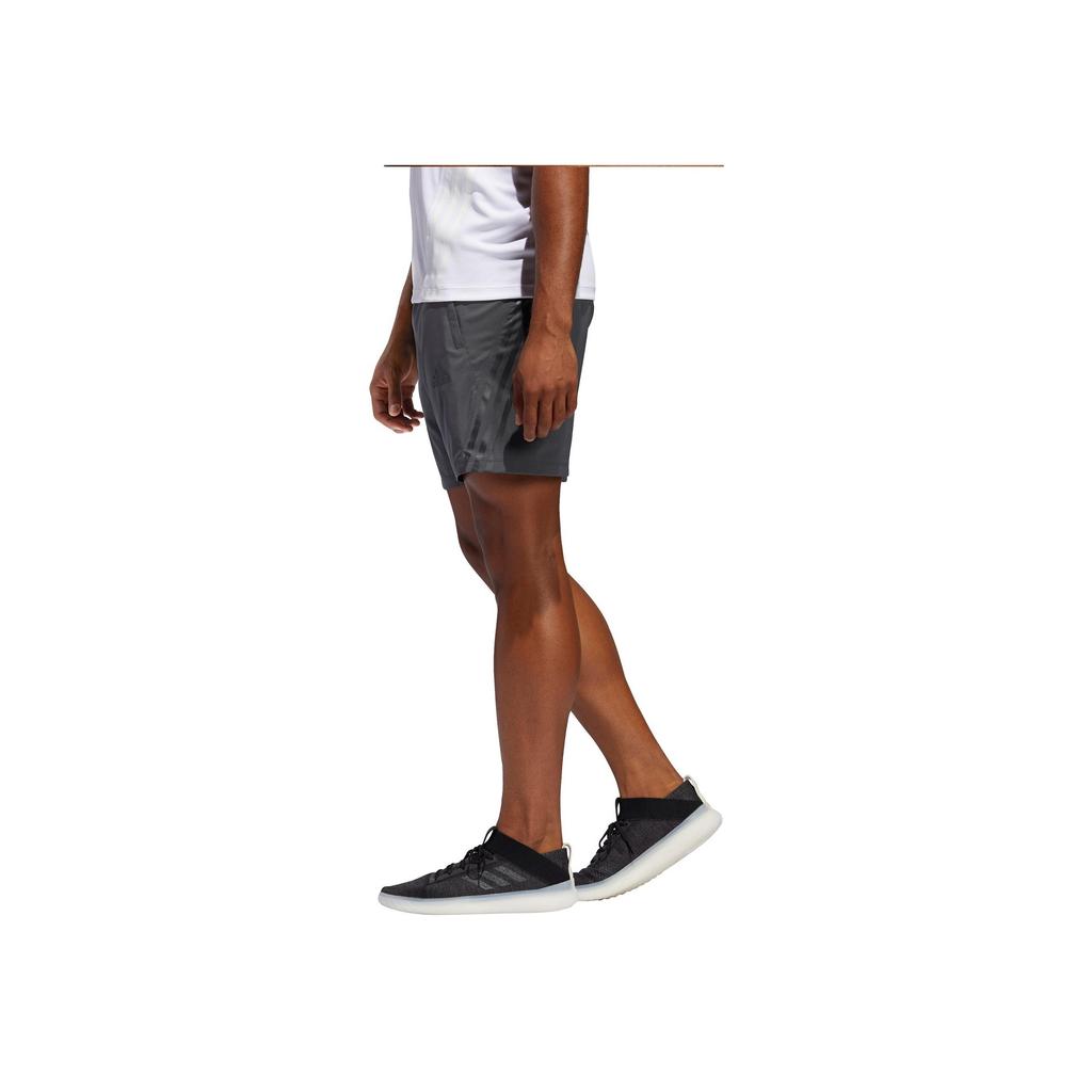 Adidas Logo Stripe Solid Color Breathable Fitness Shorts Men Shorts Grey FP7846