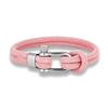 European American Fashion Stainless Steel U-shaped Horseshoe Buckle Trendy Unisex Black Rope Double-layer Bracelet
