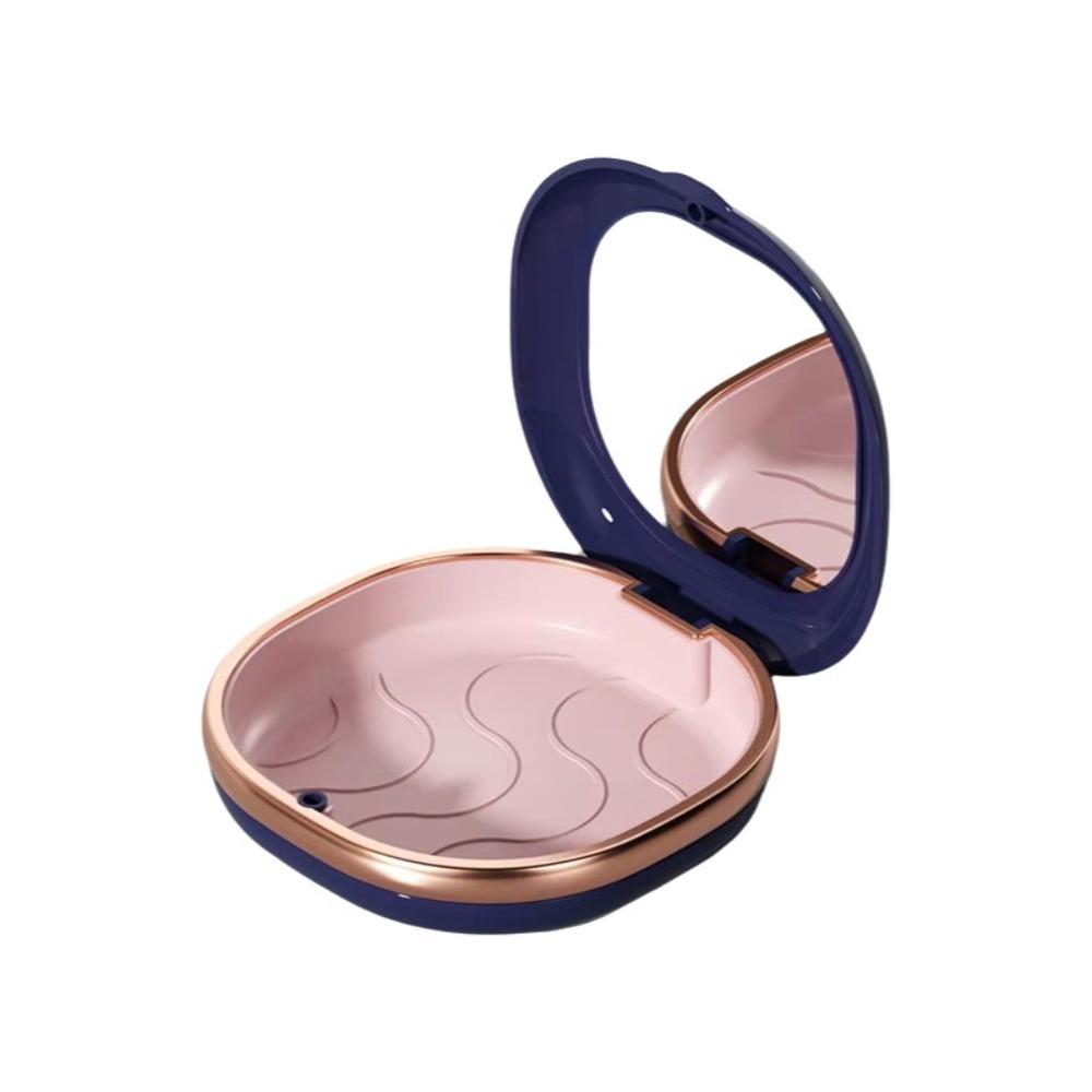 Slim Design Dental Retainer Box Magnetic Snap Aligner Container Mouth Guard Organizer Daily Carry