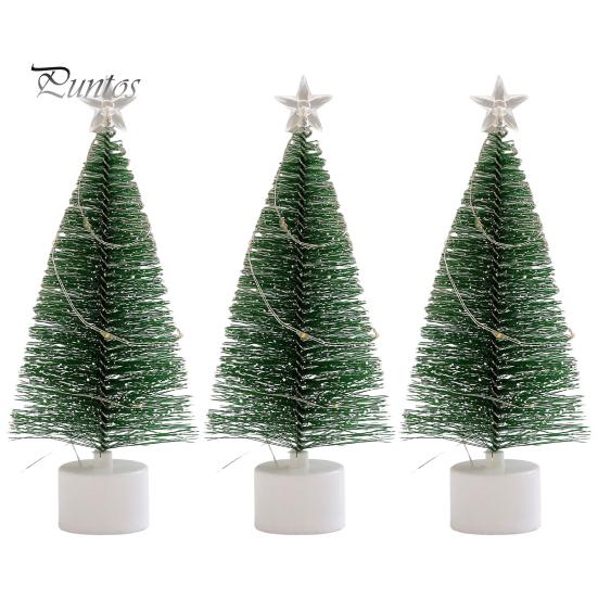 

3 шт. светодиодные елочные привлекательные прочные красочные светящиеся елочные украшения для праздничного украшения дома 3pcs