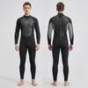 Diving Wetsuit 3mm Fullsuit Back Zip Thermal Neoprene Snorkeling Surfing Swimming Men Adult
