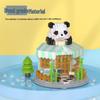 Panda House Street View Micro-Blocks - Compatible with Lego, Perfect Children's Day Gift Toy