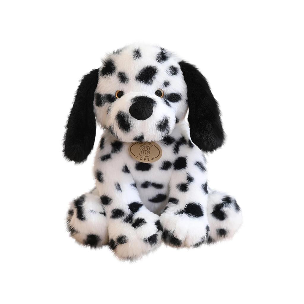 Soft Toy Cute Sitting Dalmatian Plush Doll