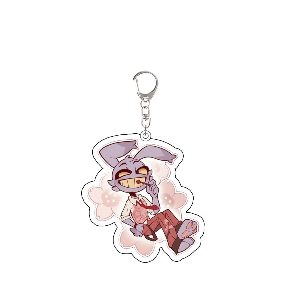 Anime Peripheral Acrylic KeyChain for TADC Pomni Jax Ragatha Gangle Zooble Kinger Exquisite Backpack Accessories Festival Gift