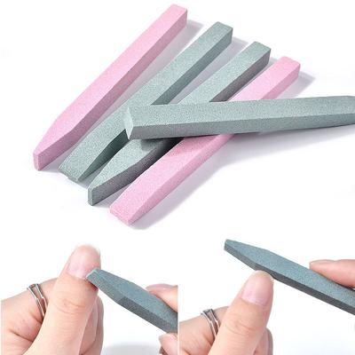 Strumenti per la cura delle unghie, Bastoncini abrasivi al quarzo per unghie, Bastoncini per lucidare le unghie, Bastoncini di pietra blu, Strumenti per la rimozione delle cuticole e dei bordi delle dita