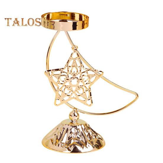 

Подсвечник в форме луны на праздник Рамадан, устойчивый к коррозии, подсвечник, центральное украшение на Рамадан metal