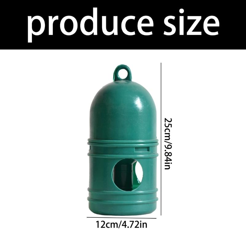 Bird Waterer Durable Automatic Pigeons Water Feeder Drinker with Handle Portable Water Container Easy to Clean