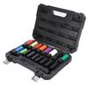 1 2in Drive Socket Set Hex Design Double Ended Torsion 6 Point and 12 Point Driver Socket Set with Extension Rod