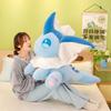Kawaii Vaporeon Eevee Evolution Plush Toys Aquali Doll Cute Pikachu Peluche Stuffed Plushie Pillow Gift for Boy