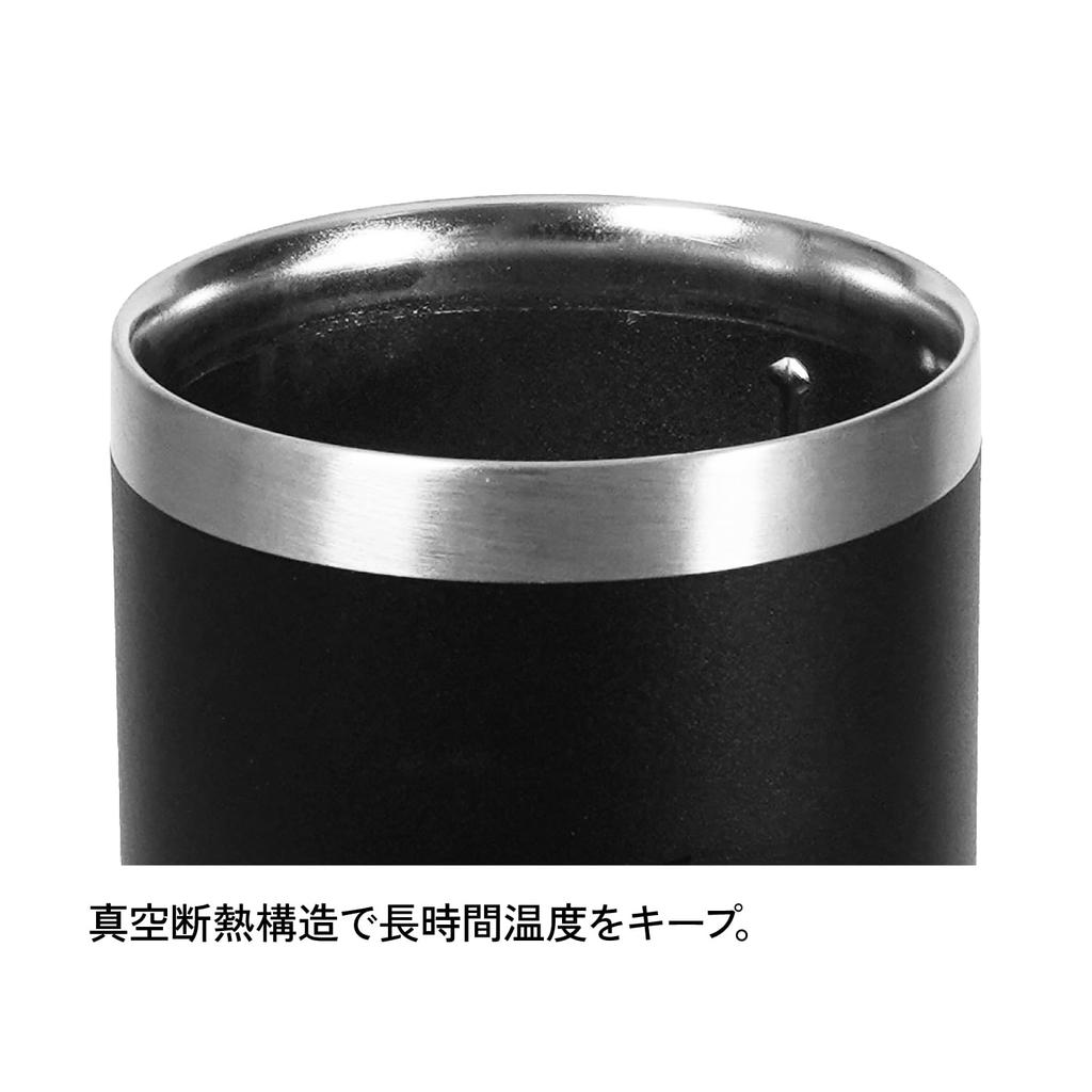 STANLEY Everyday Can Cooler Cup, 0.44L Black, 2.0 Can, Koozie with Straw, Vacuum Insulated Tumbler, 500ml, Coffee, Stainless Steel, Keeps Hot or