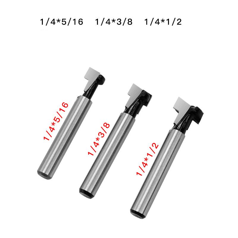 1/4 Shank Carpenter Woodworking Router Bit 5/16 Tenon Cutter 3/8 1/2 Milling Knife