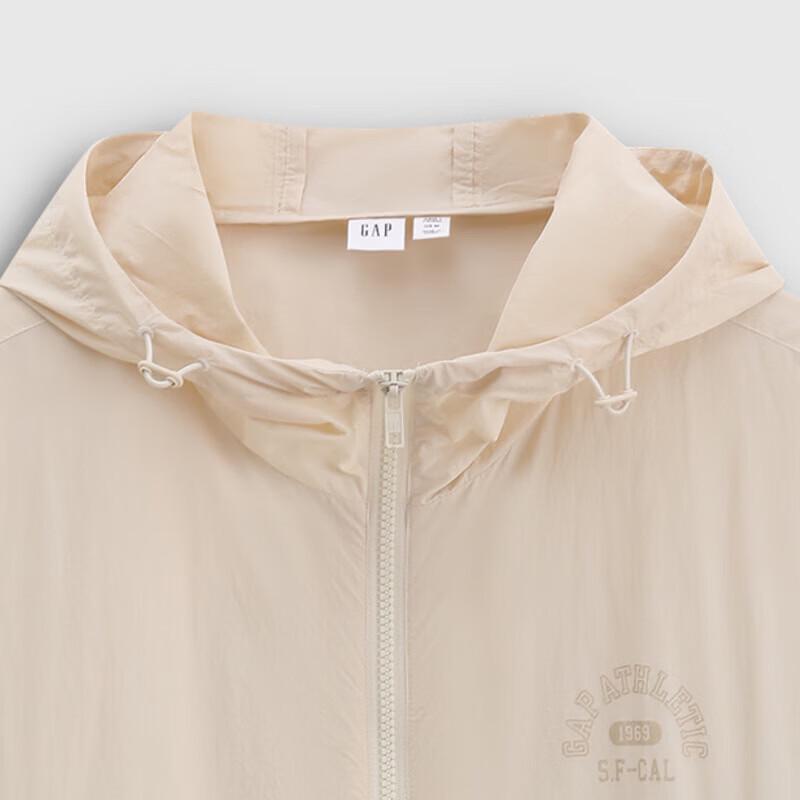 GAP Unisex 2026 Spring Water-Repellent Sun Protection Hooded Jacket 854132