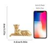 Leopard Light Switch Decoration Resin Leopard Figurine Self-Adhesive Detachable Elegant Decorative Ornaments