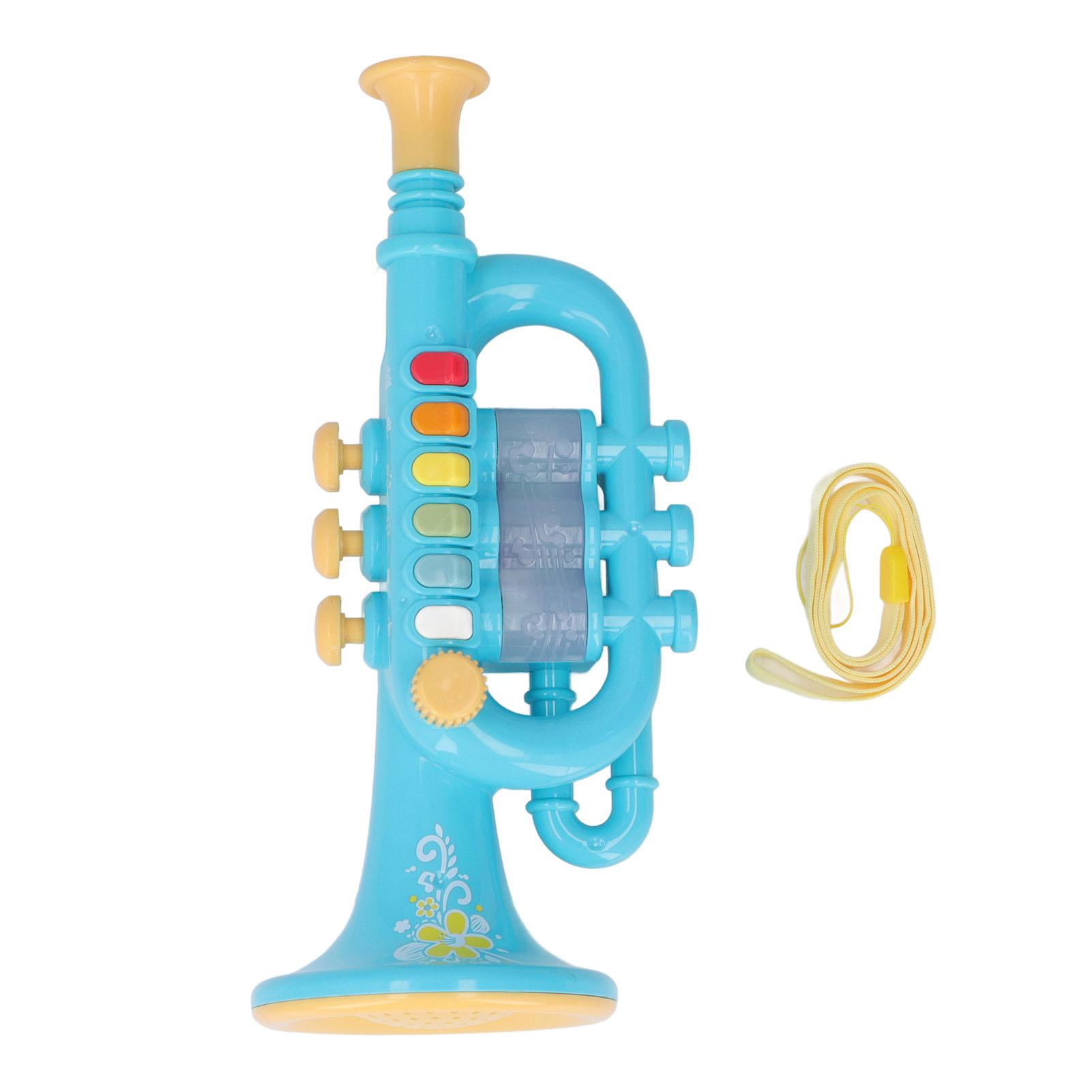 

Іграшка-ріжок Симуляція Дизайн Динамічний Світловий Ефект Музичний Інструмент Ріжок Іграшка Подарунок З Шнурком Для Старше 3 Років Рожевий