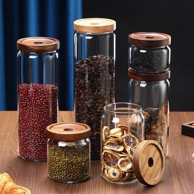 ZISIZ Glass Food Storage Jars (Set of 3, 450ml)