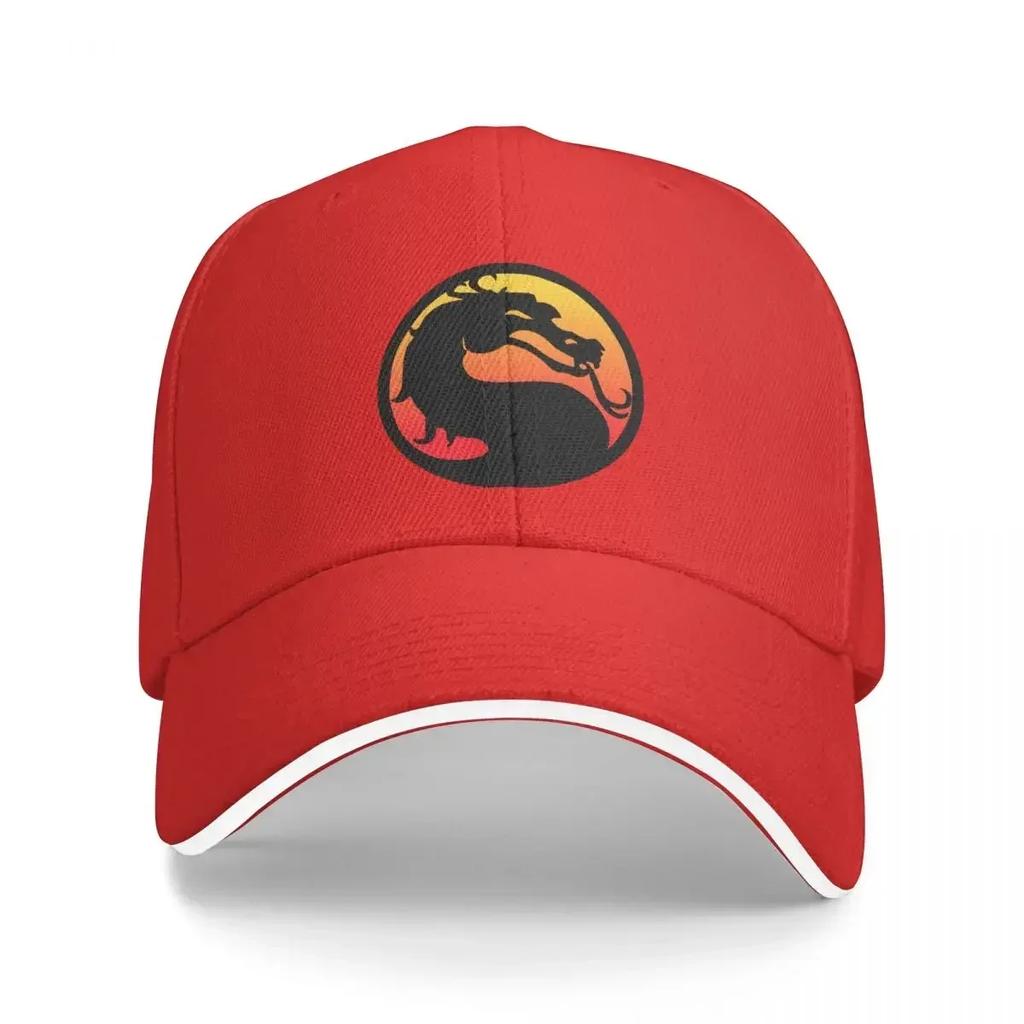 MortalKombatLogo Baseball Cap Adult Fashion Sun Caps Hat Adjustable Polyester Fishing Hat Summer Caps