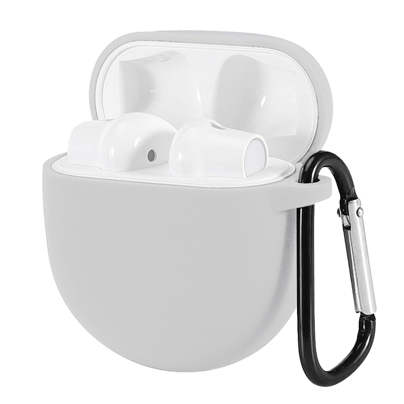 

Силиконовый защитный чехол, совместимый с портативными наушниками Buds белый