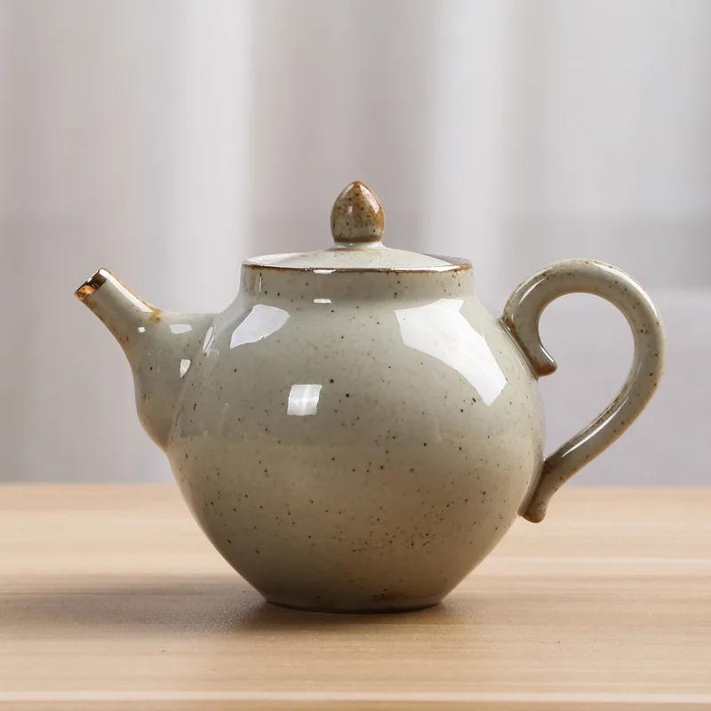 

Wholesale Stoneware Teapot Single Teapot Entirely Handmade Creative Vintage Household Tea Set Siteel Traditional Chinese TeaSet