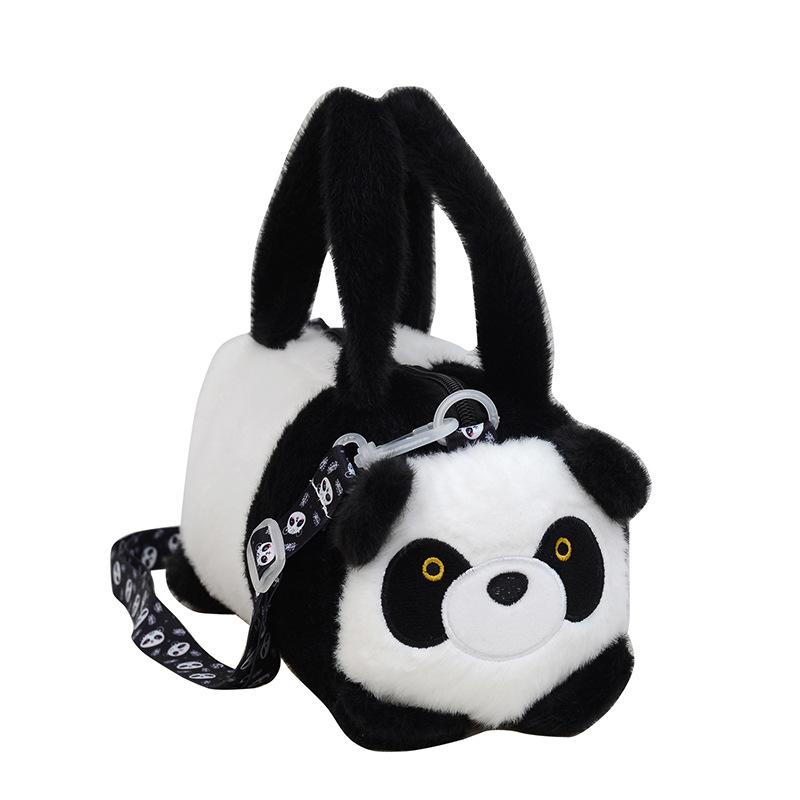 Grab machine plush toy cute children's hand bag shoulder crossbody fashion personalized small bucket bag
