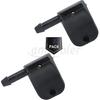 2 PCS Front Windshield Wiper Arm Washer Nozzle Jet Sprayer Nozzle Replacement